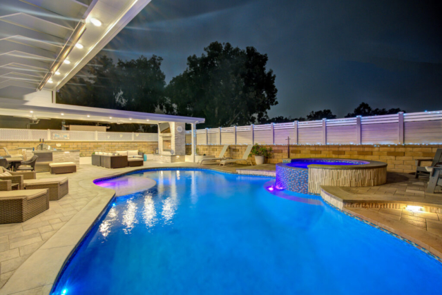Pool and Spa and Patio Cover